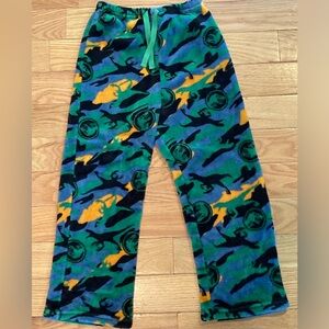 🟢 2/$15 Jurassic Park Fleece Pajama Panta, size 10